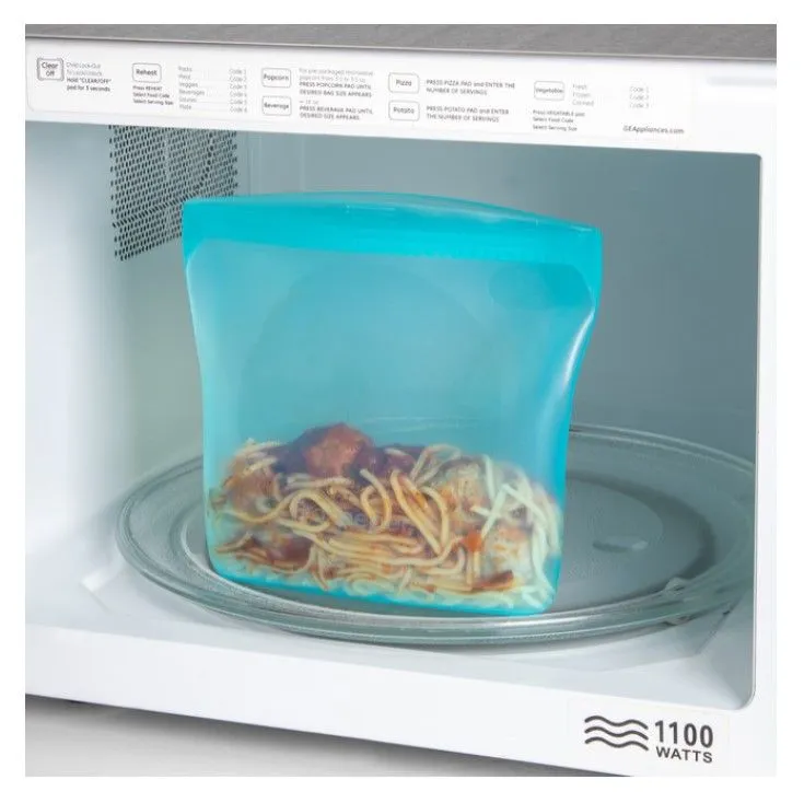 Reusable Bag 3 Cups Turquoise